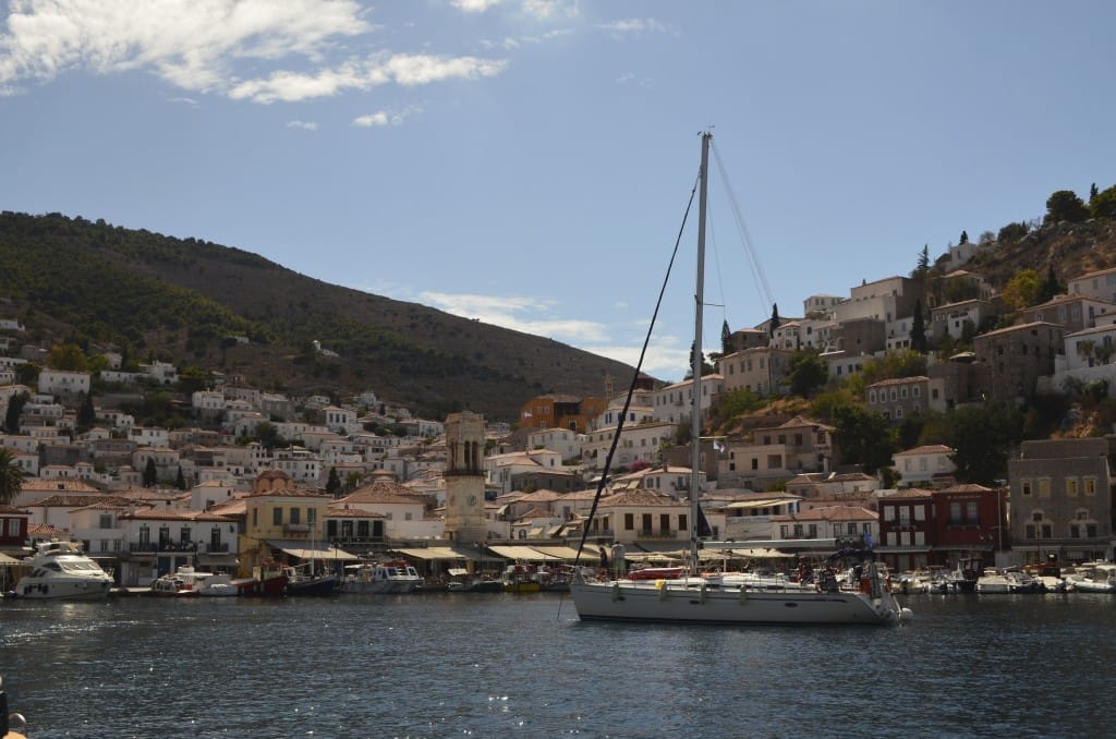 Hydra is the most perfect mediterannean town you will come across. It is so popular you are lucky if you find a spot to moor up!