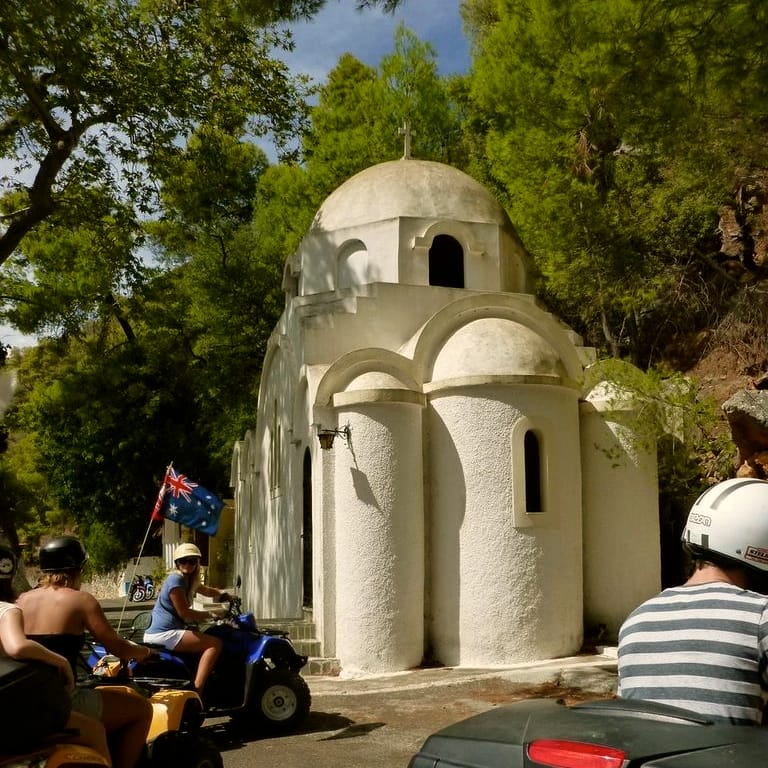 Sanctuary of Poseidon - Poros. A break from the yacht charter let us explore Poros by land