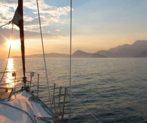 Sailing in Montenegro